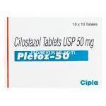 プレトズ Pletoz-50、ジェネリックプレタール、シロスタゾール50mg 箱